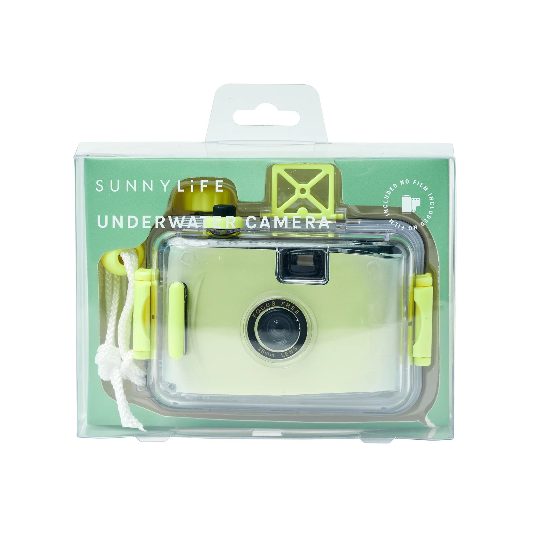 Neon Green Underwater Camera