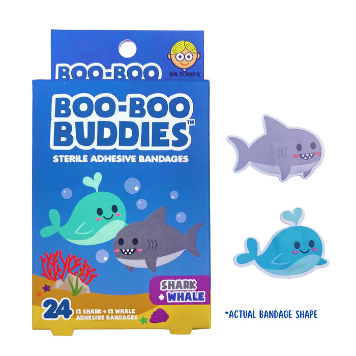 Shark and Whale Bandages by Boo-Boo Buddies