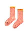 SALE Tiny Medium Kid Socks - Papaya by Tinycottons
