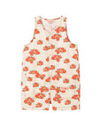 Blossoms Twill Romper