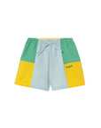Color Block Woven Shorts