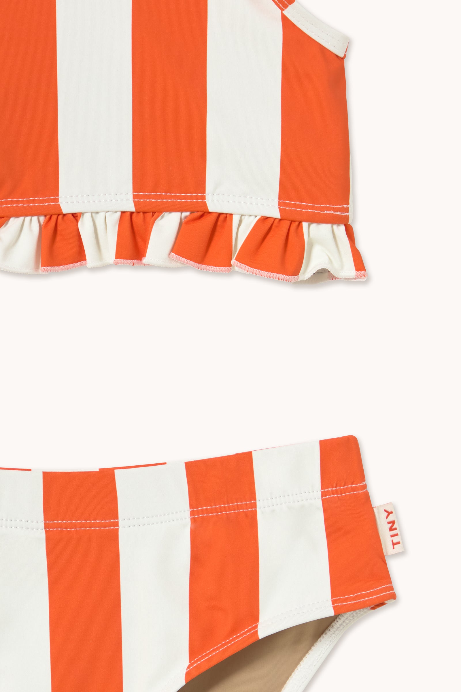 Red Stripe Swim Set