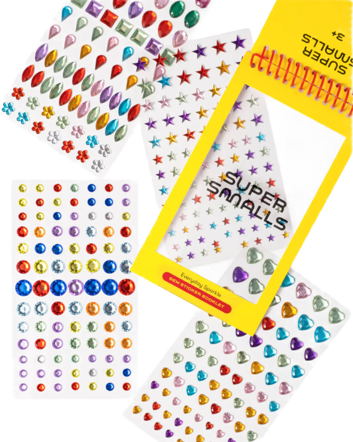Everyday Sparkle 4-Page Sticker Book by Super Smalls