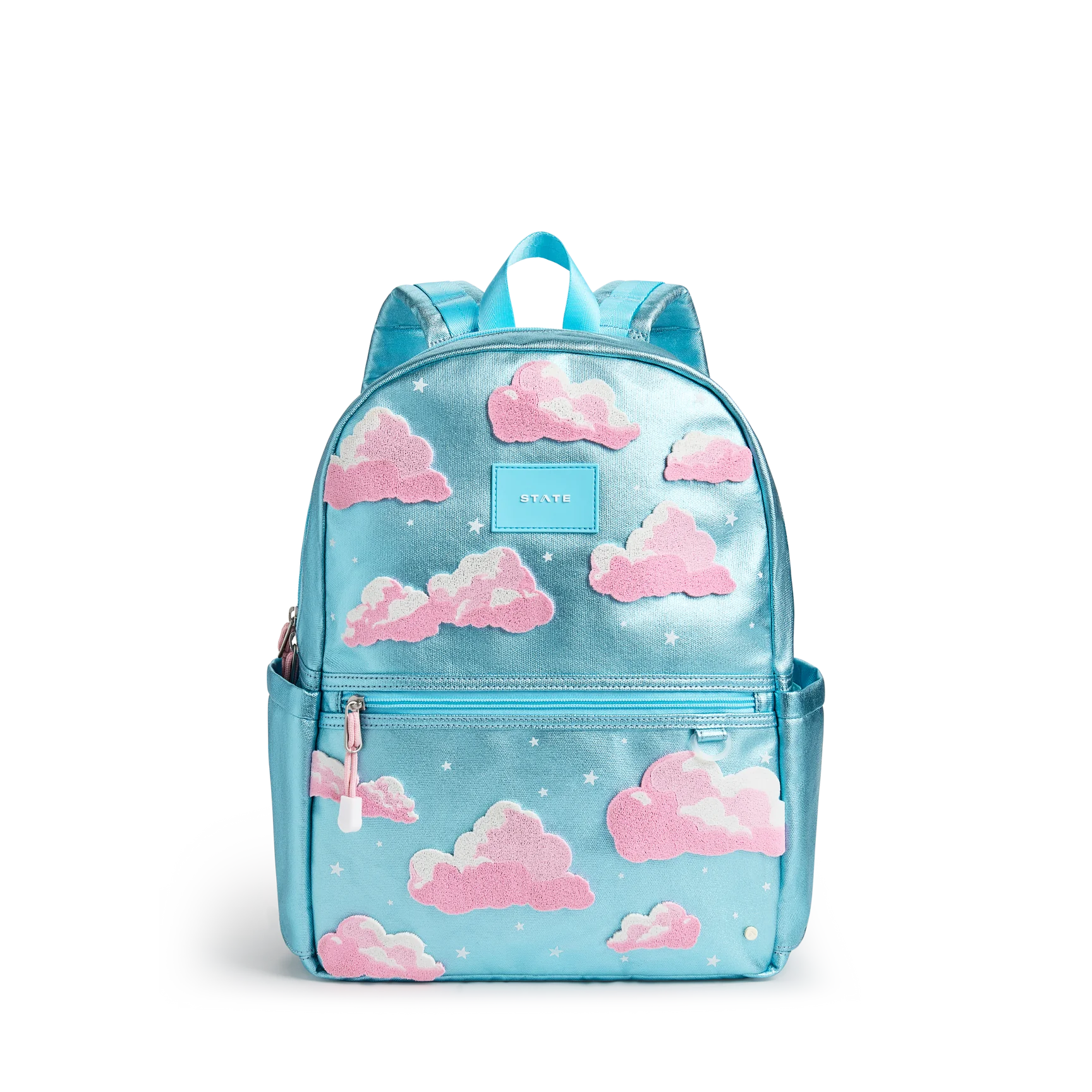 Metallic Clouds Kane Double Pocket Backpack by State Bags