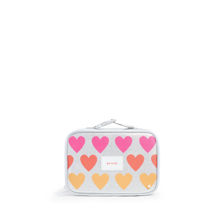 Metallic Hearts Rodgers Lunchbox by State Bags