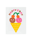 Ice Cream Birthday Wishes Card by Suzy Ultman