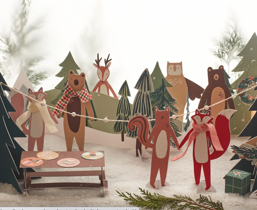 Woodland Paper Play Advent Calendar by Meri Meri