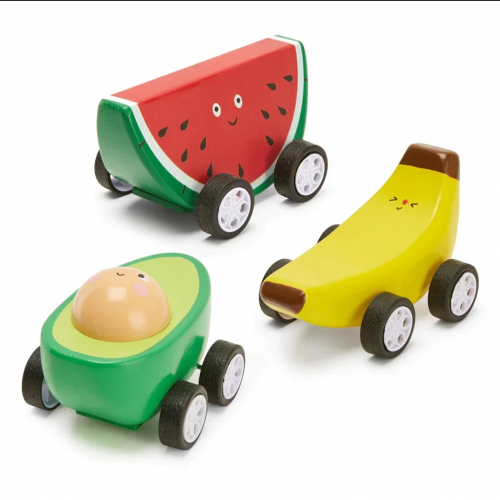 Fruit-Fun Pull Back Car By Kidoki