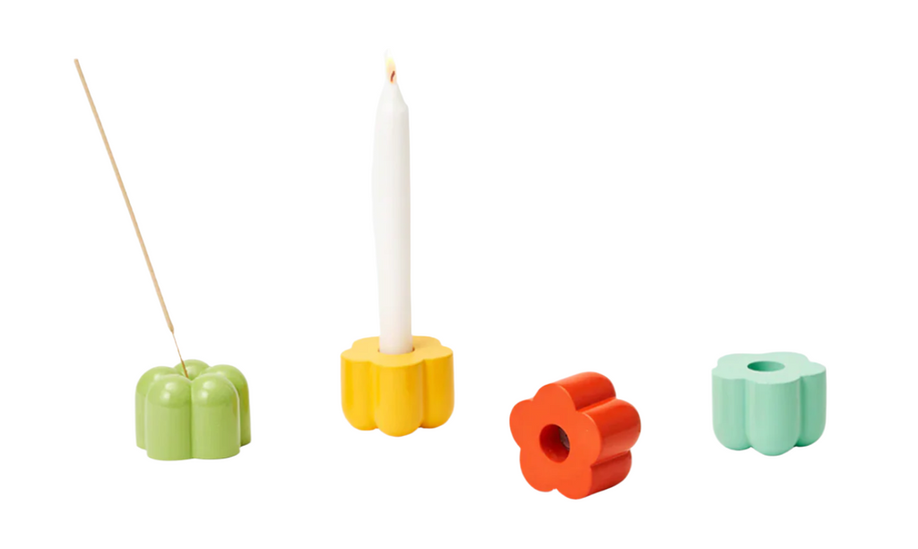 SALE Poppy Candle & Incense Holder by Areaware