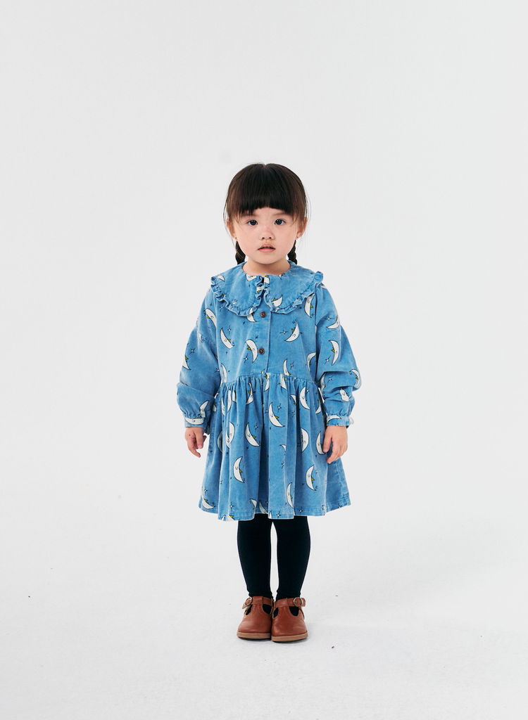 SALE Beneath the Moon Corduroy Dress by Bobo Choses