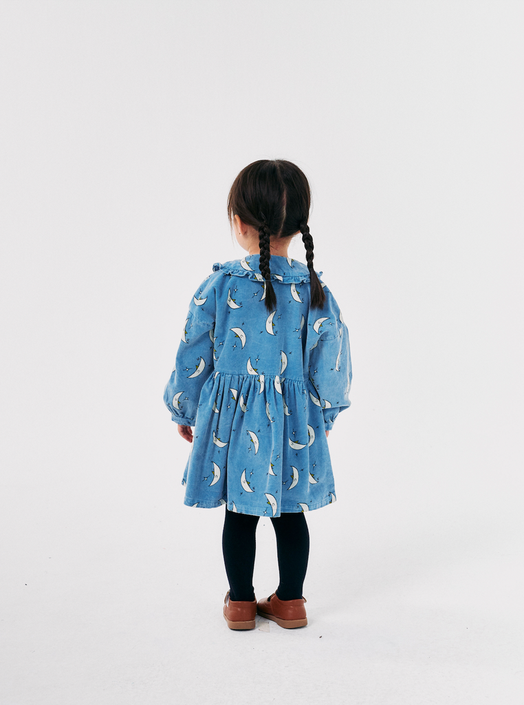 SALE Beneath the Moon Corduroy Dress by Bobo Choses