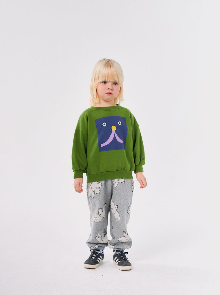 SALE Funny Face Sweatshirt by Bobo Choses
