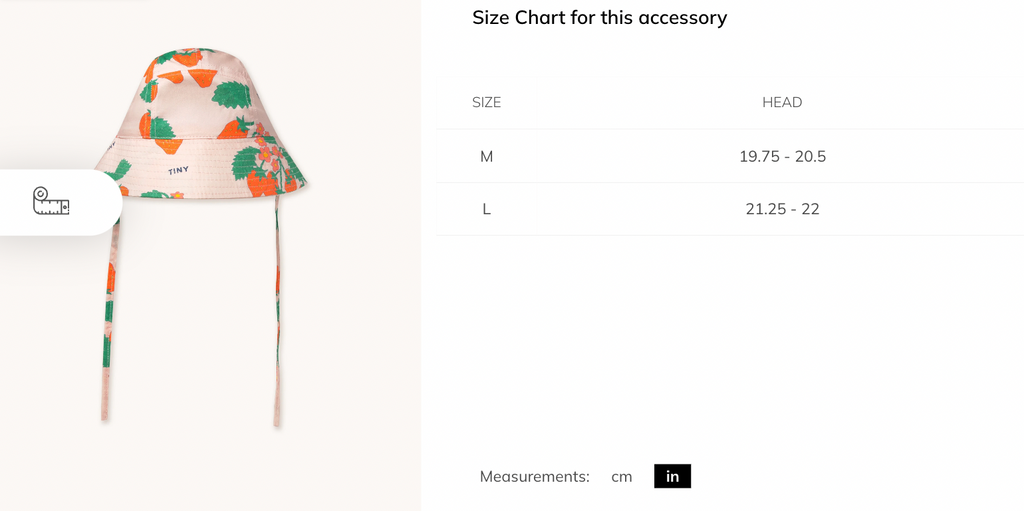 Strawberries Bucket Hat by Tinycottons