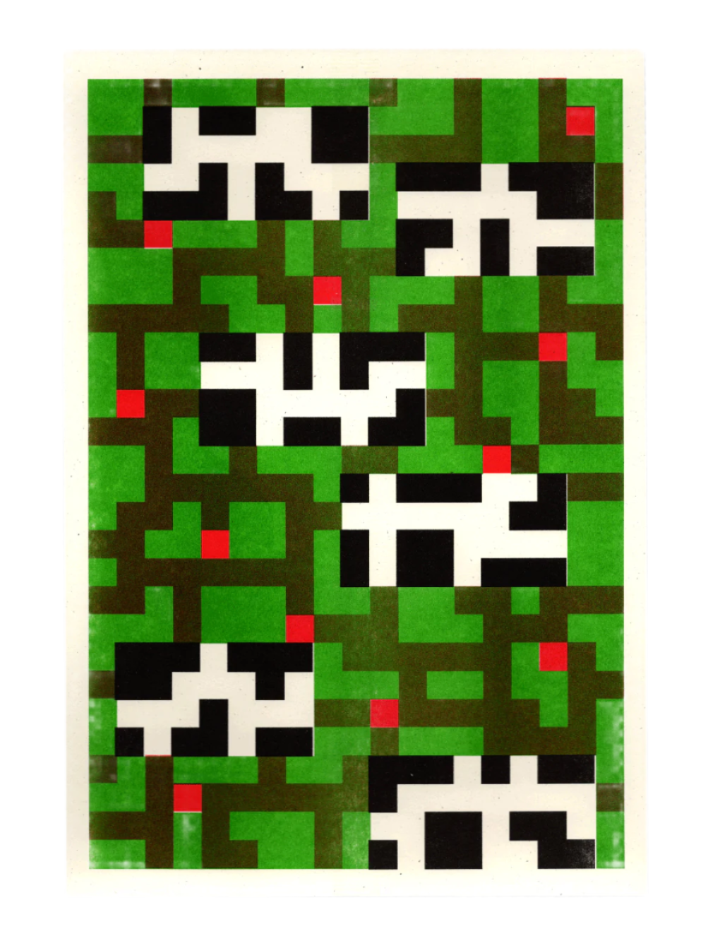 Cows Grazing Print by Hunter Young