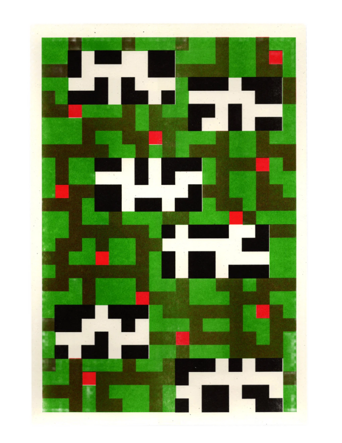 Cows Grazing Print by Hunter Young