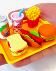 Fast Food Eraser Set