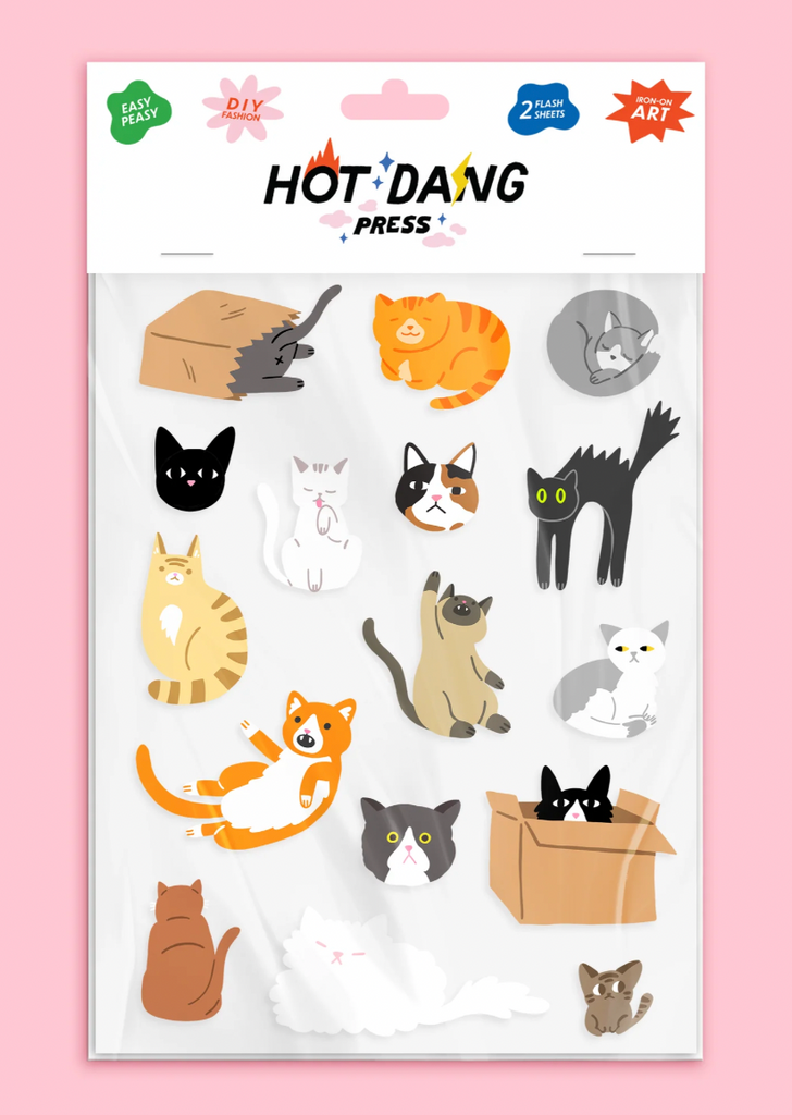 All Cats Sheet Set by Hot Dang Press