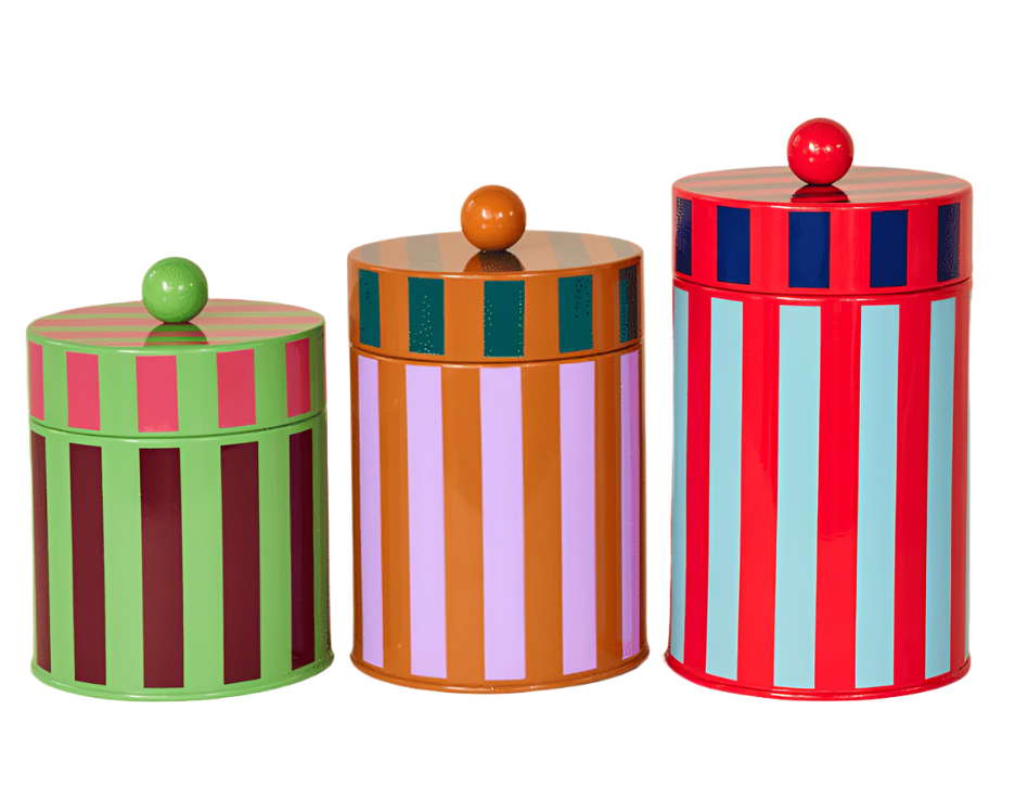 Stripe Canisters by Dusen Dusen