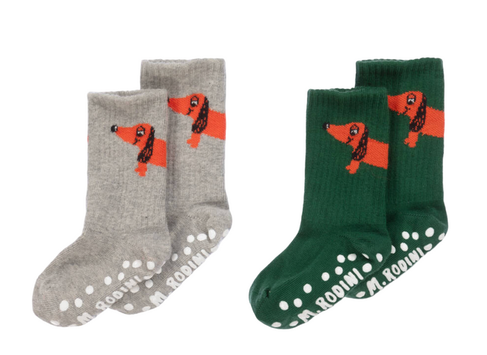 SALE Dog Anti Slip Kid Socks By Mini Rodini