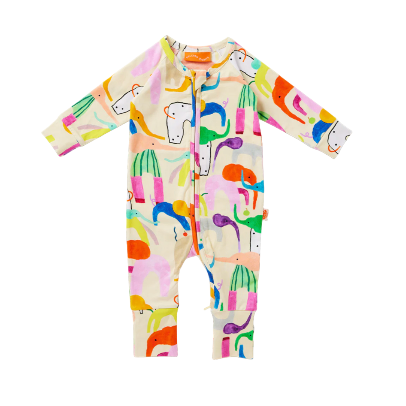 Happy Herd Long Sleeve Romper by Halcyon Nights