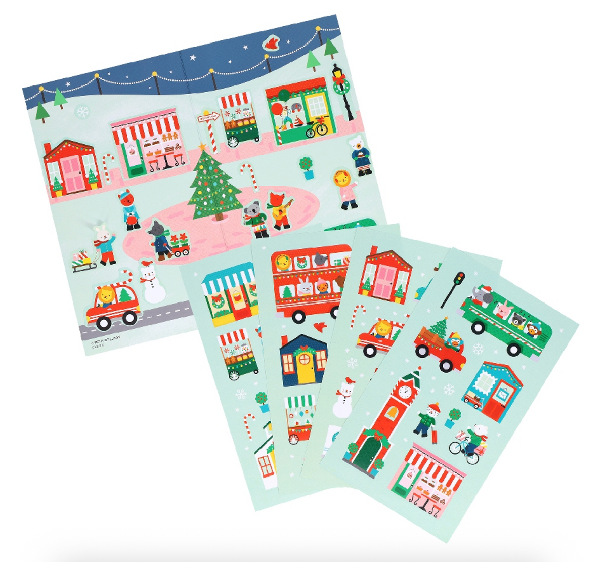 Mini Sticker Set: Christmas Town
