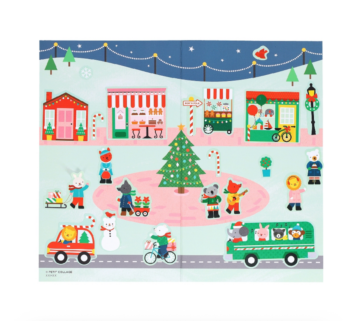 Mini Sticker Set: Christmas Town