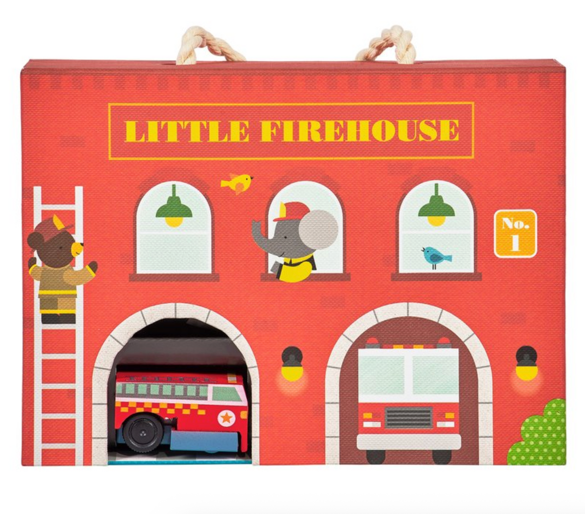 Firehouse Wind Up and Go Playset