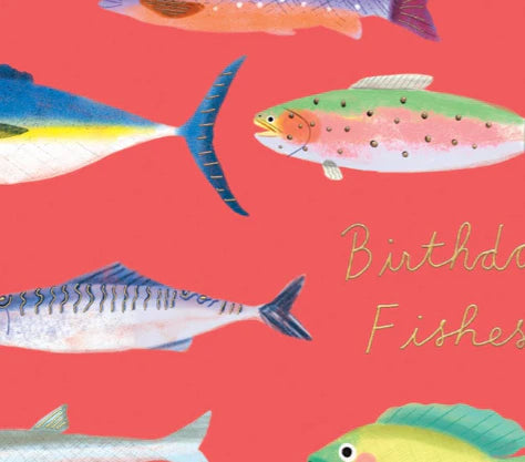 Go Fish Birthday Card by Carolyn Suzuki