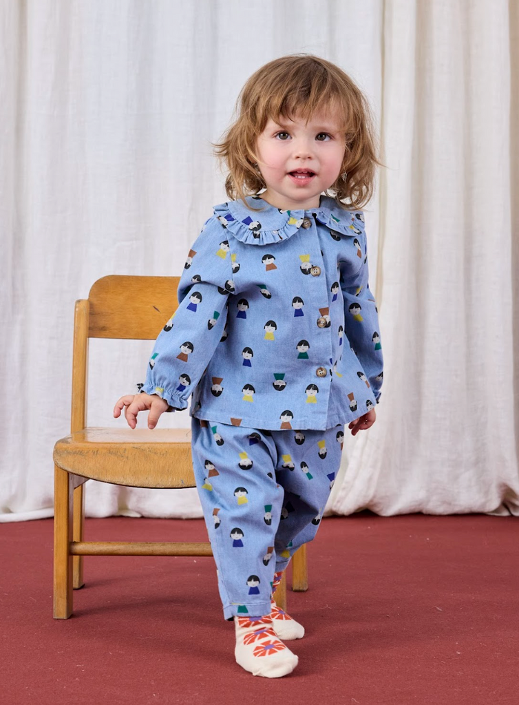 Baby Kaleidoscope & Stripes Long Socks by Bobo Choses