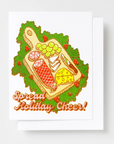 Spread Holiday Cheer Risograph Card by Yellow Owl Workshop