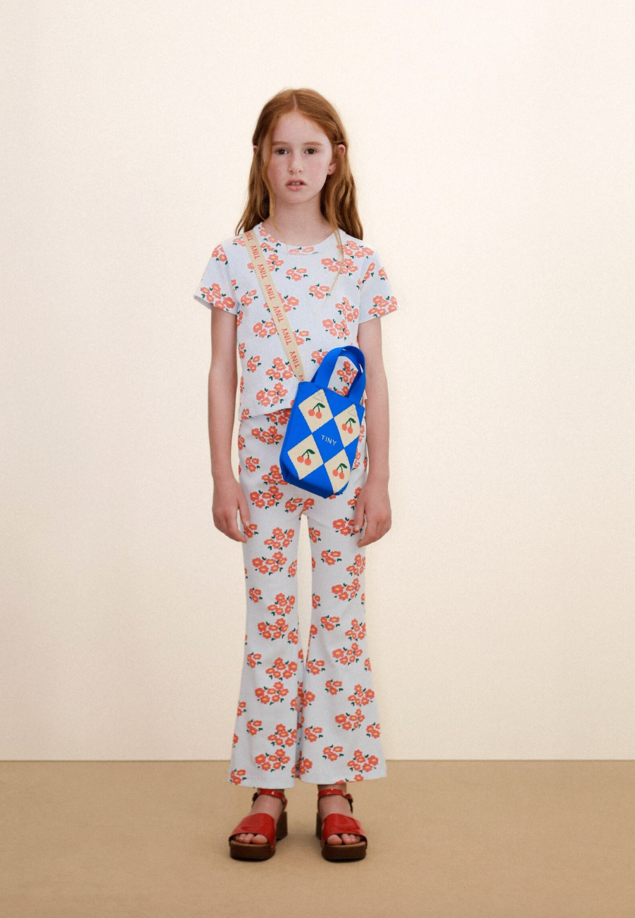 Blossoms Ribbed Pants