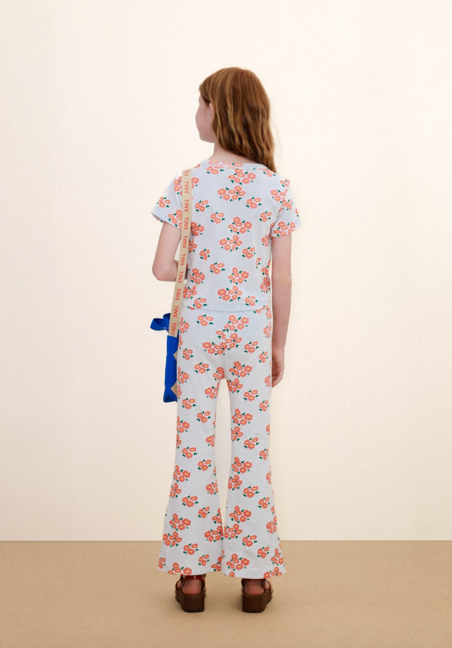 Blossoms Ribbed Pants