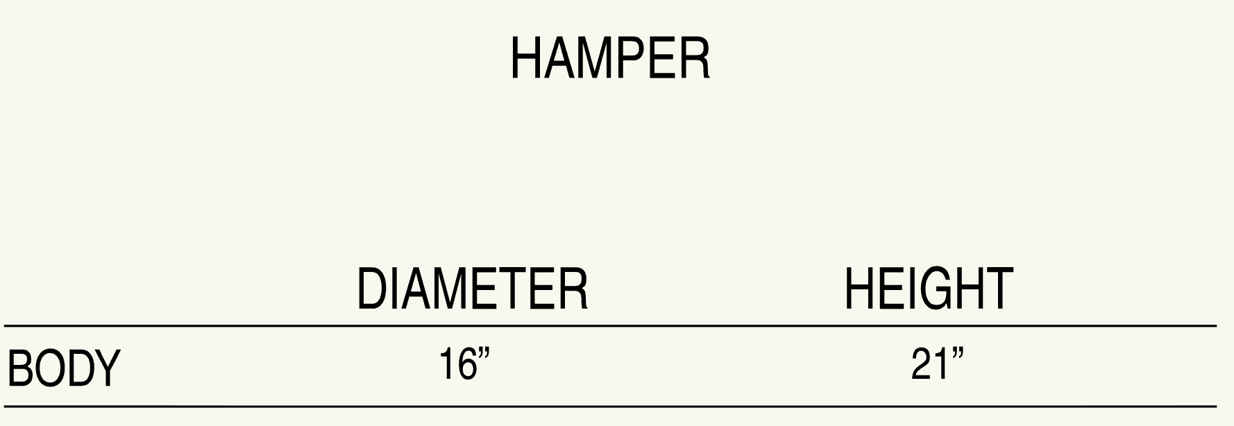 Canvas Laundry Hamper - Cloud