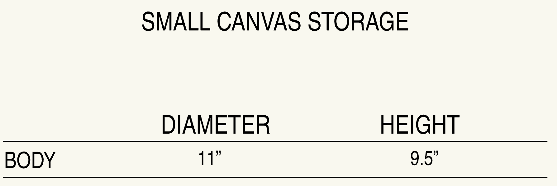 Canvas Storage Bin - Stripe