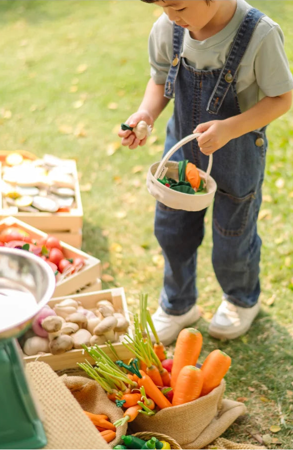 Fresh Veggie Basket Play Set