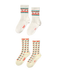 Cherry Medium Length 2-Pack Socks