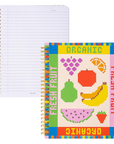 Rough Draft Mini Notebook - Fruit Tiles