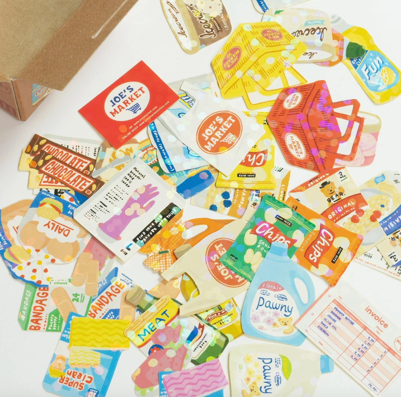 Hako Super Market Stickers
