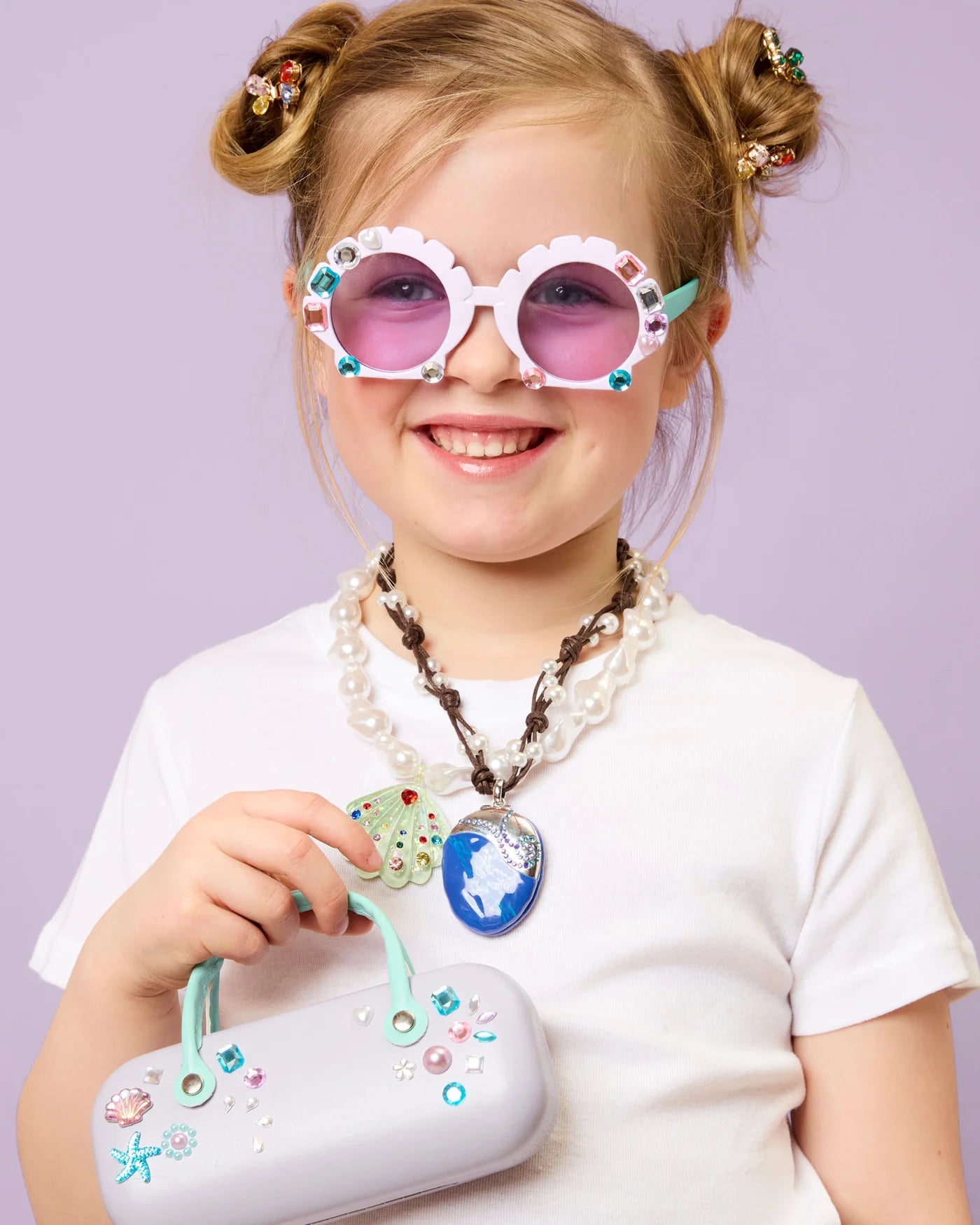 Mermaid Splash &amp; Sparkle Gemify Sunglasses and Case
