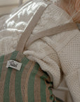 Matcha x Peanut Stripe Footless Tights