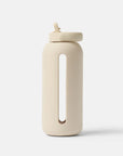Big Bottle Glass Water Bottle 36 oz Flip Cap (more colors)