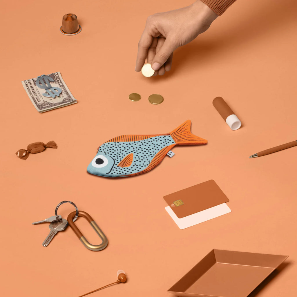 Aqua Sweeper Fish Keychain by Don Fisher