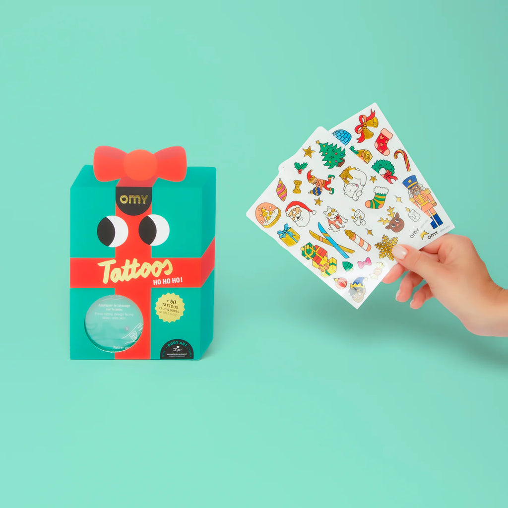 Ho Ho Ho Temporary Tattoos by OMY