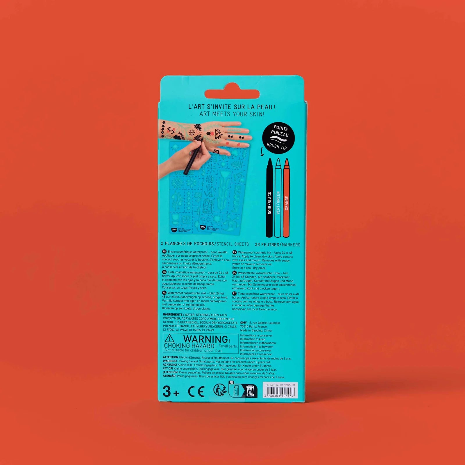 Flower Power - Tattoo Art Pen Set