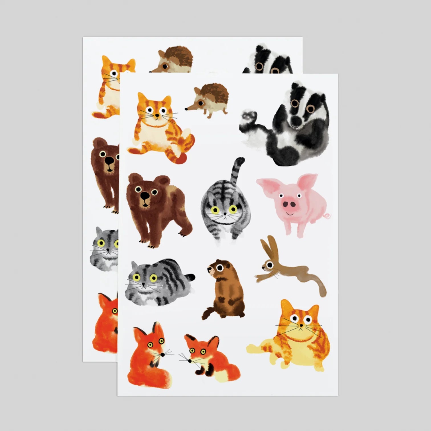 Furry Friends Tattoo Sheet by Tattly