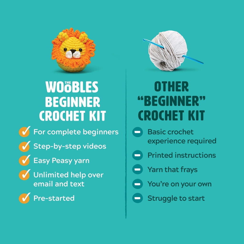 Learn to Crochet Kit - Reese the Mallard by The Woobles