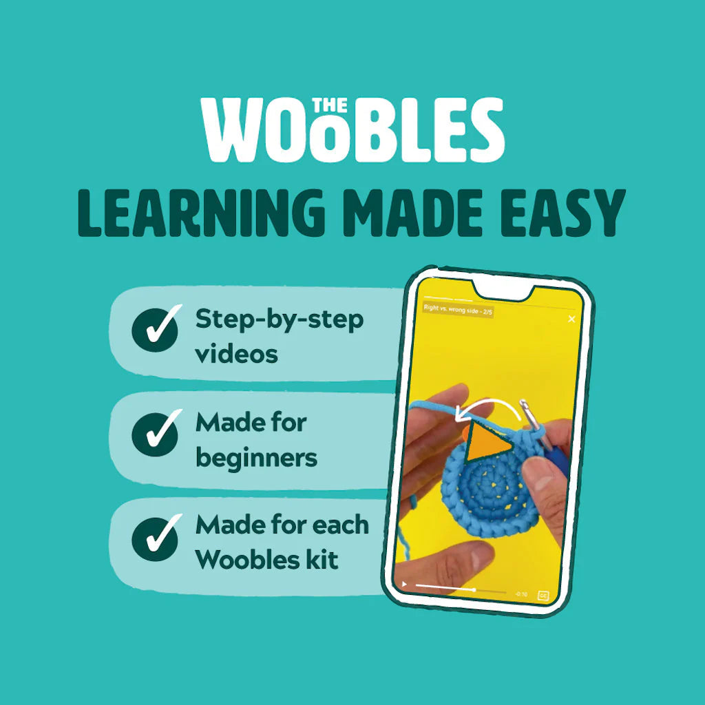 Learn to Crochet Kit - Reese the Mallard by The Woobles