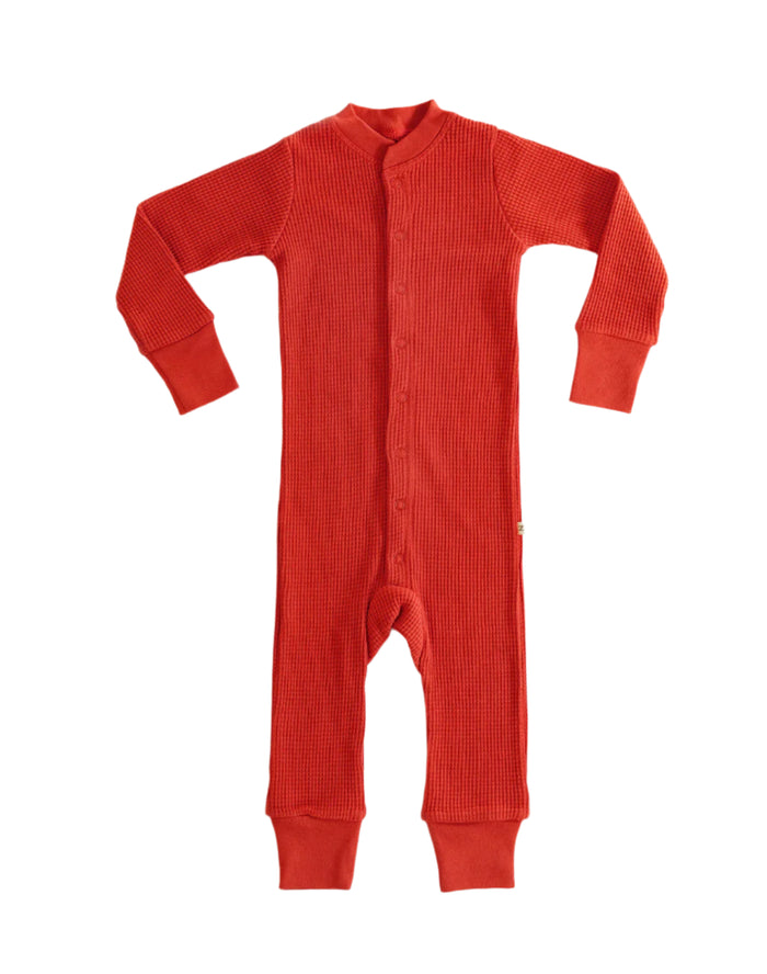 ORGANIC WAFFLE ONE-PIECE SLEEPER By Noble