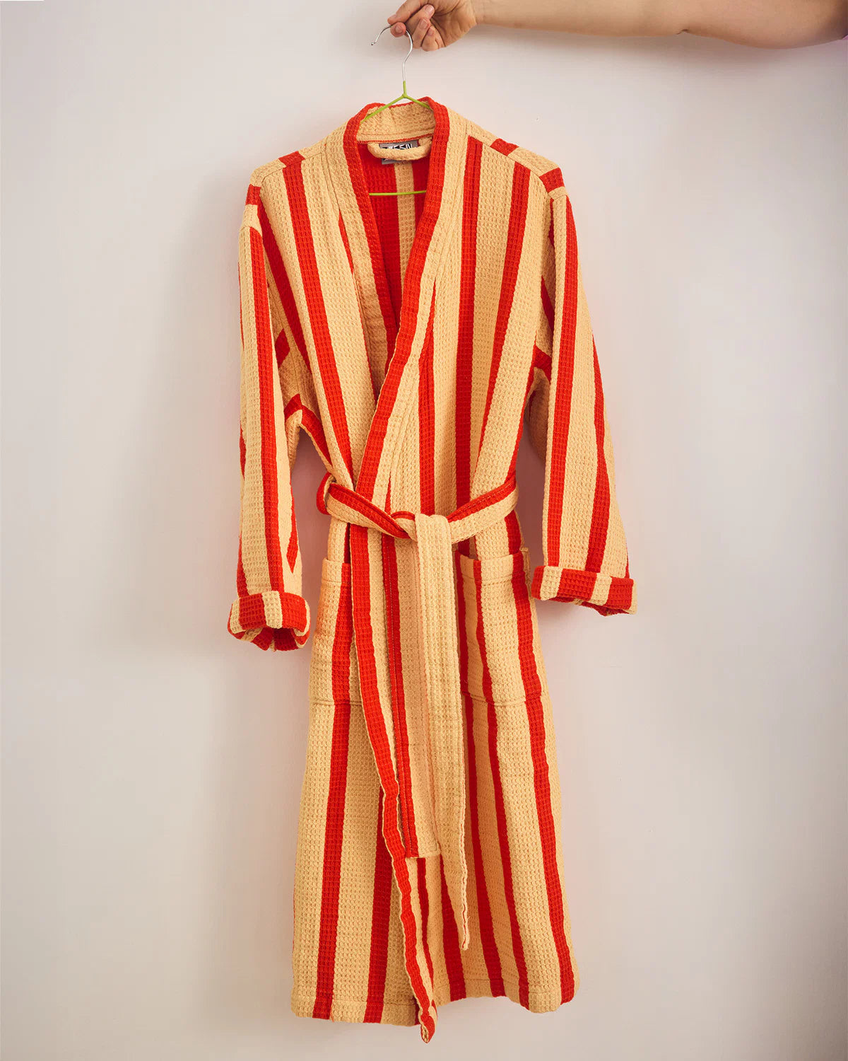 Red &amp; Orange Waffle Bathrobe