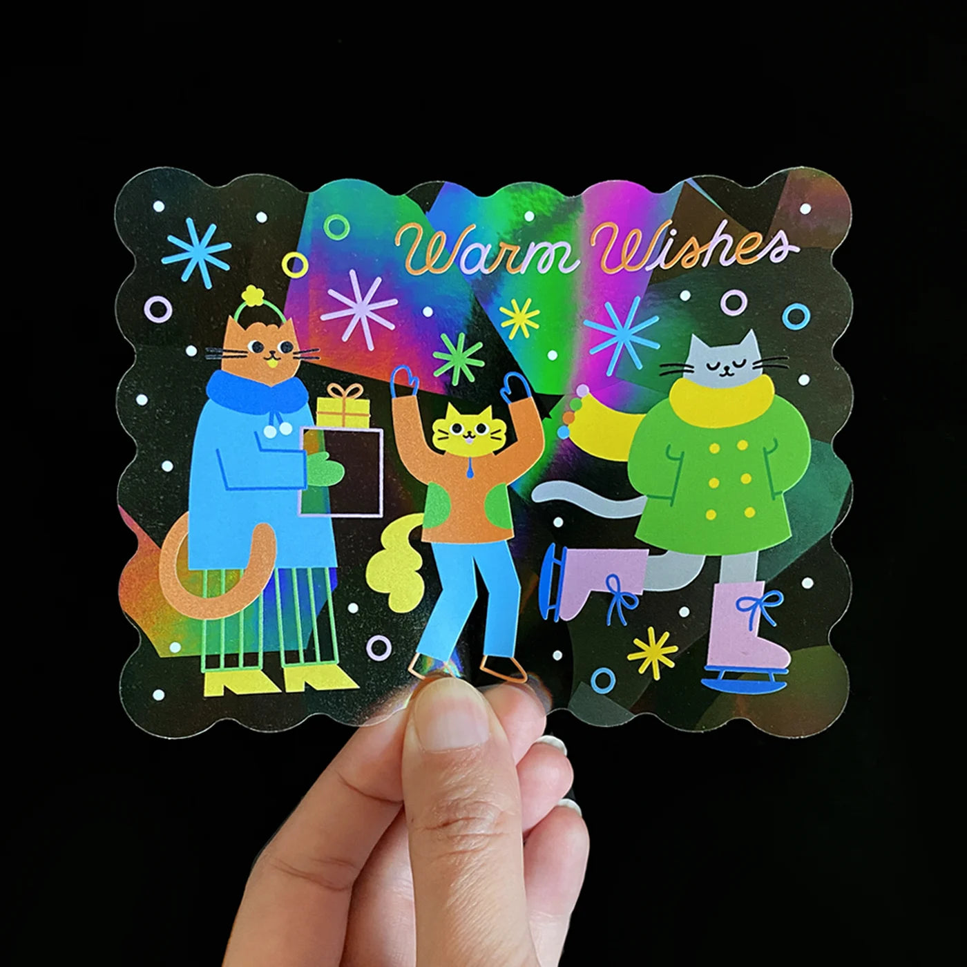 Warmest Wishes Suncatcher by Ann Lettering